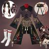 CN Kostuum Uniform Pruik Cosplay Anime Spel Genshin Impact Hutao Cosplay Hu Tao Chinese Stijl Halloween Kostuums Voor Vrouwen