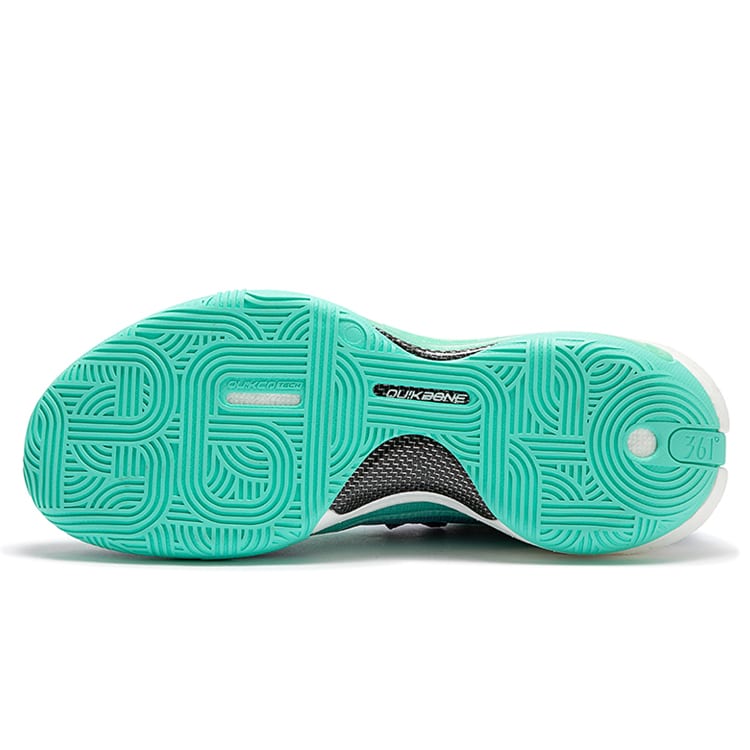 361 Supernova 1.0 Pro Basketball Shoes Men's Low Top Jade Green/Ultraviolet 672321107F-2