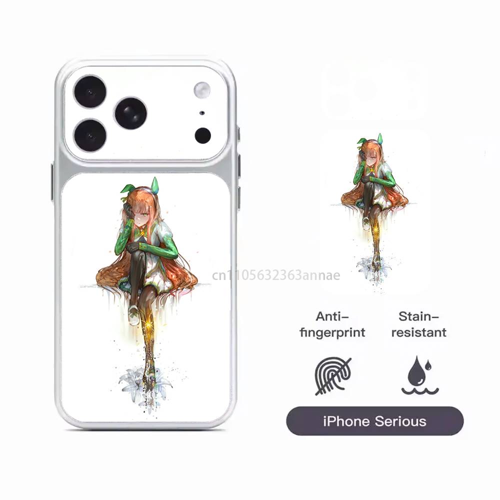 

Umamusume Silence Suzuka For iPhone 17 Pro ProMax Back Sticker Cover iPhone17pro