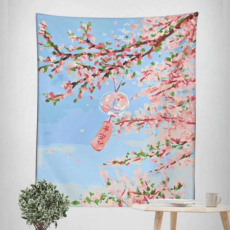 Oil Painting Landscape Beautiful Decorative Tapestry Home Wall Decoration Office Living Room Tapestry