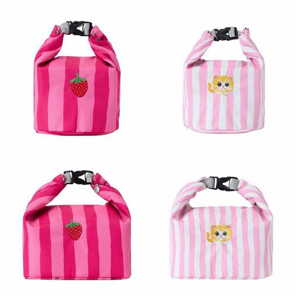 Insulated Thermal Cooler Box Cat Print Food Container Bag Fashion Food Storage Handbags  Picnic
