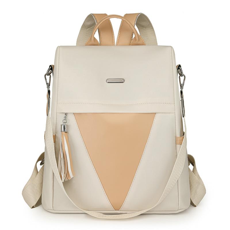 This Backpack Is A Simple, Fashionable, Soft-surfaced, Large-capacity Casual Backpack for Students