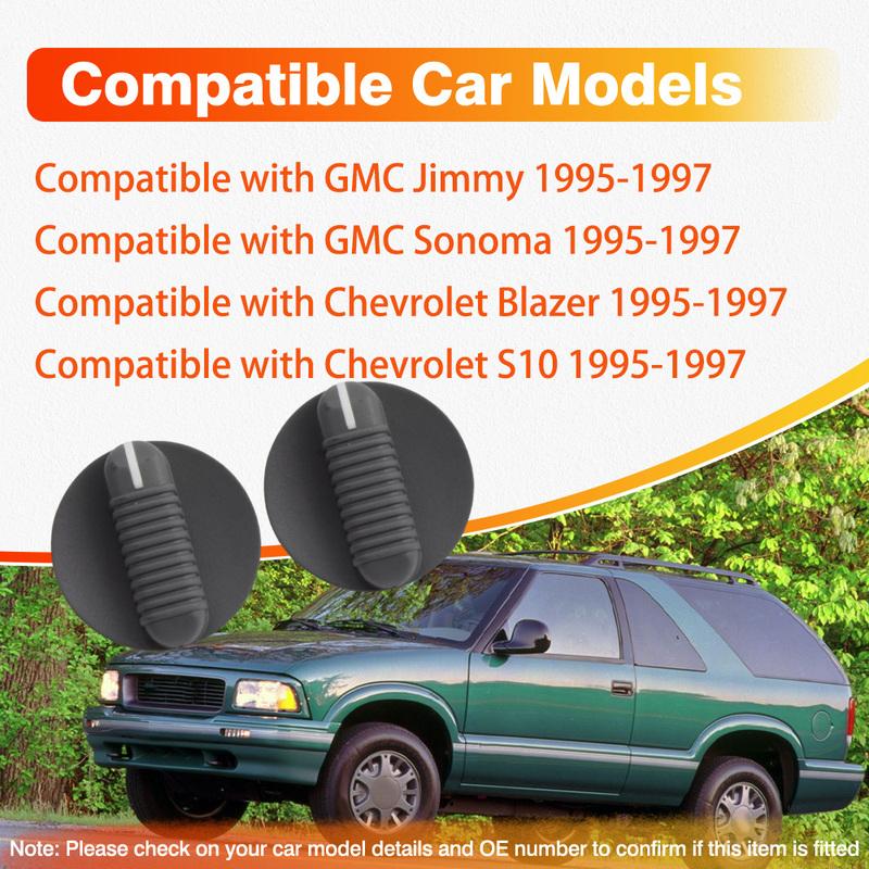 2PCS Car Air Conditioner Knob Switch Fan Speed Heater Control Button for Chevrolet Blazer S10 GMC Jimmy Sonoma 1995 1996 1997