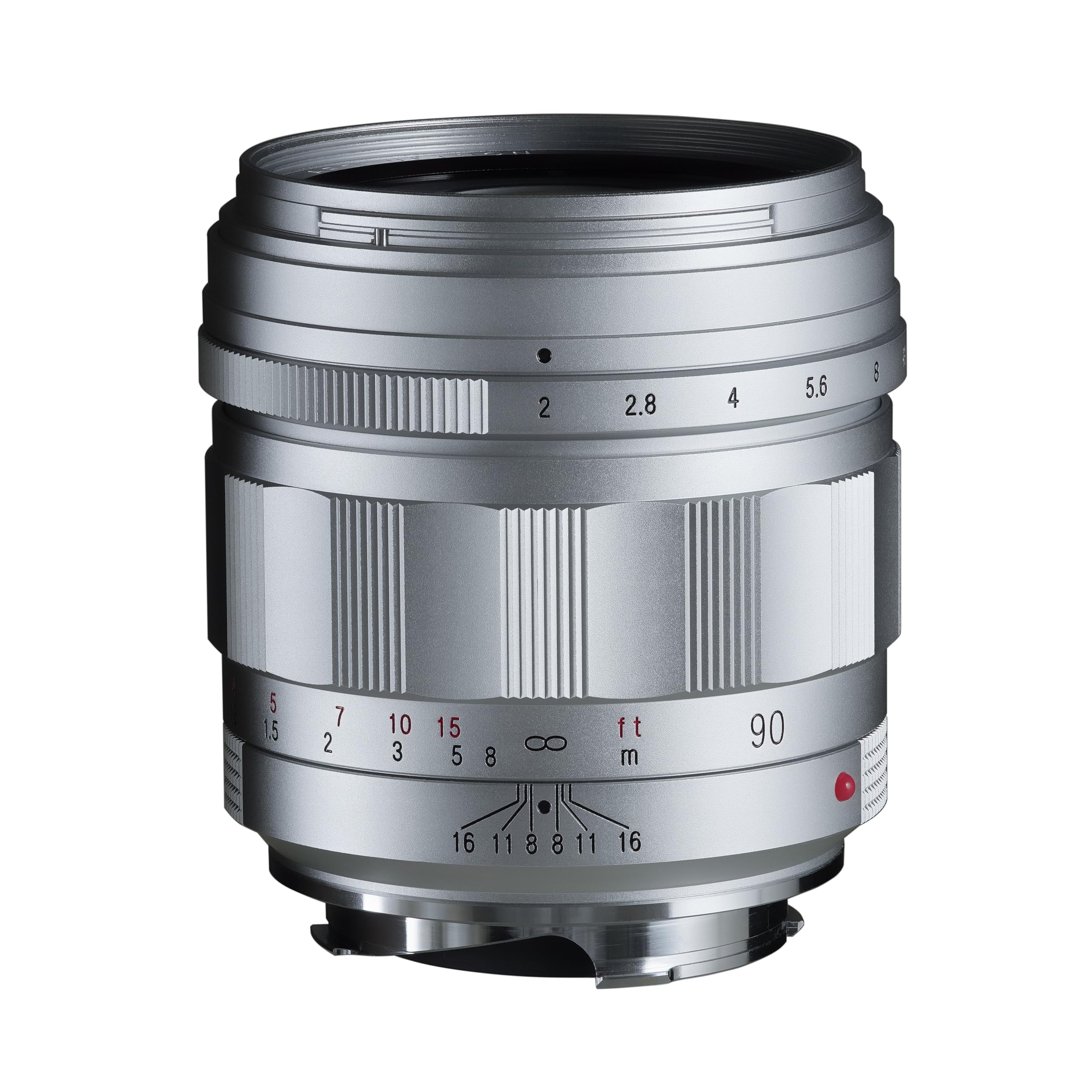 

Voigtlander 90mm F2 VM Silver Single Focus Medium Telephoto Lens Manual Focus Leica M Mount Compatible Interchangeable Lens APO-ULTRON срібний