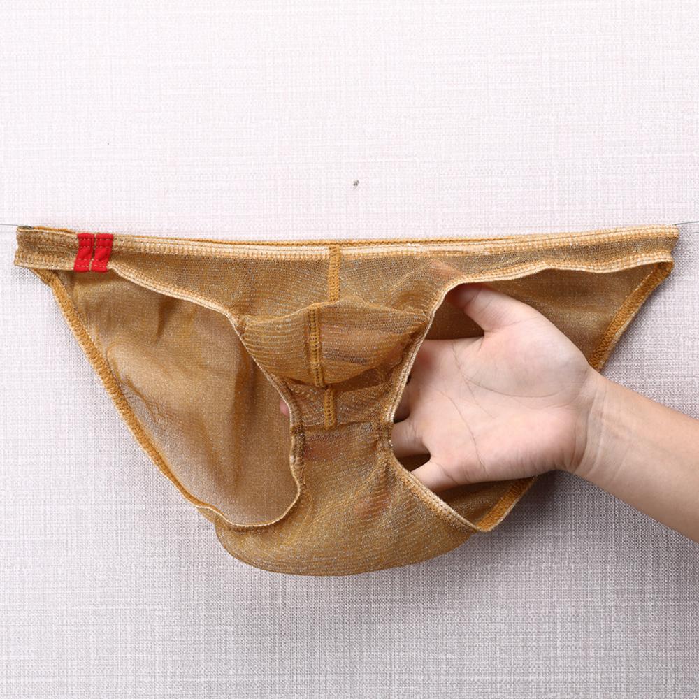 Männer durchsichtige Jockstrap Bulge Pouch Low-Rise G-String Tanga Slips Unterwäsche