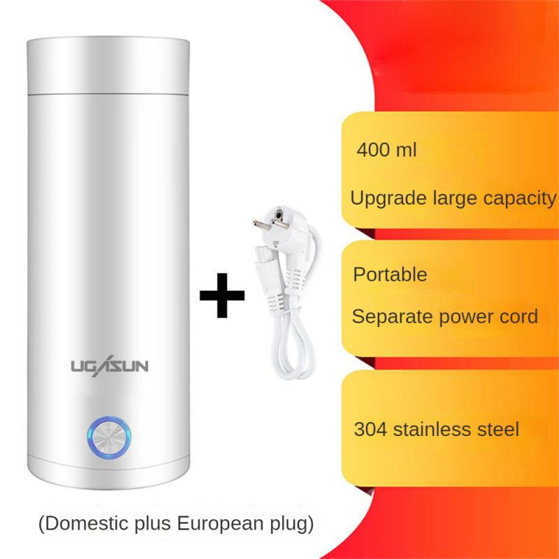 

Портативный электрический чайник 220 В, мини-термальная чашка для чая и кофе, дорожный водонагреватель с контролем температуры, умный чайник для кипячения воды