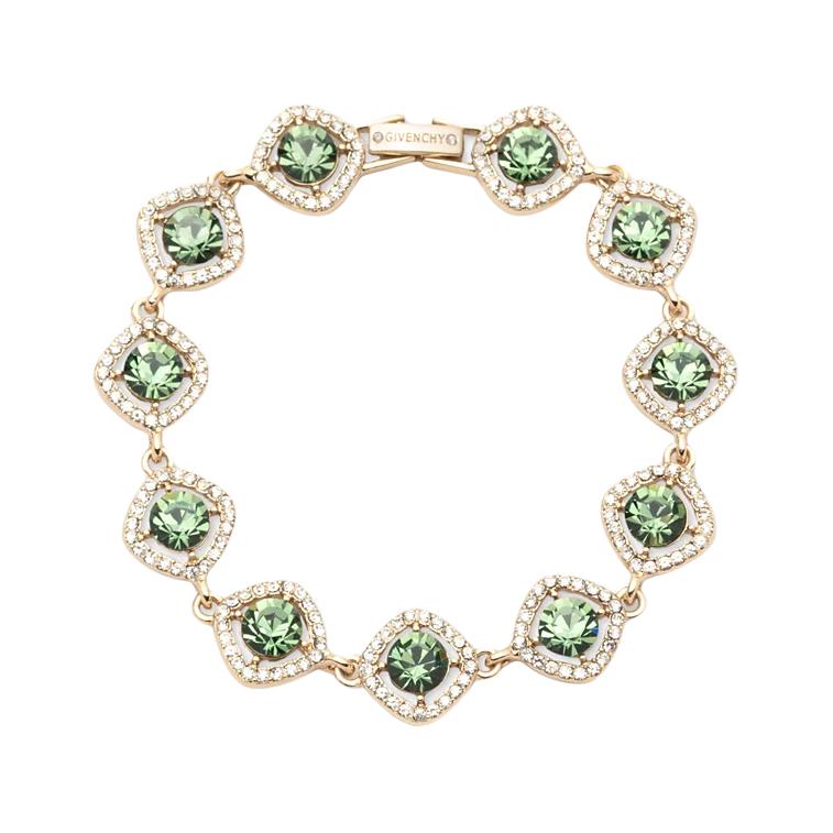 Givenchy Logo Bracelet Couple Style Unisex bracelet Gold Green 07B00376 F,Gold/Green
