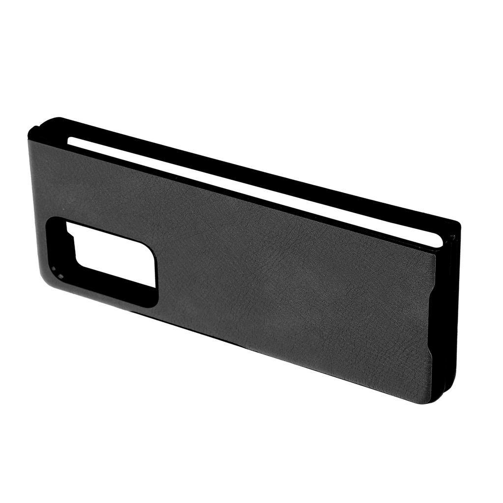 Leather Protective Case for Samsung Galaxy Z Fold 2 Shockproof Phone Case Cover ShellBlack