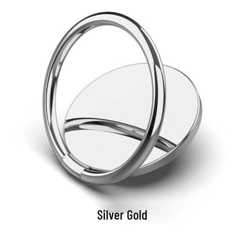 Creative Metal Phone Ring Stand - Anti-Drop, Multifunctional