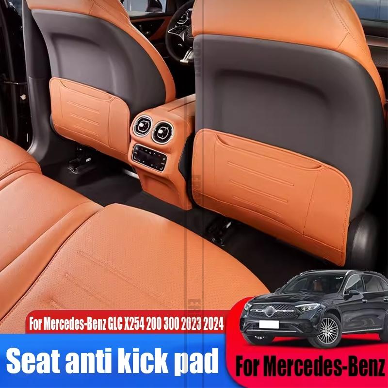 Seat anti kick pad automotive interior decoration accessories For Mercedes-Benz GLC X254 200 300 2024