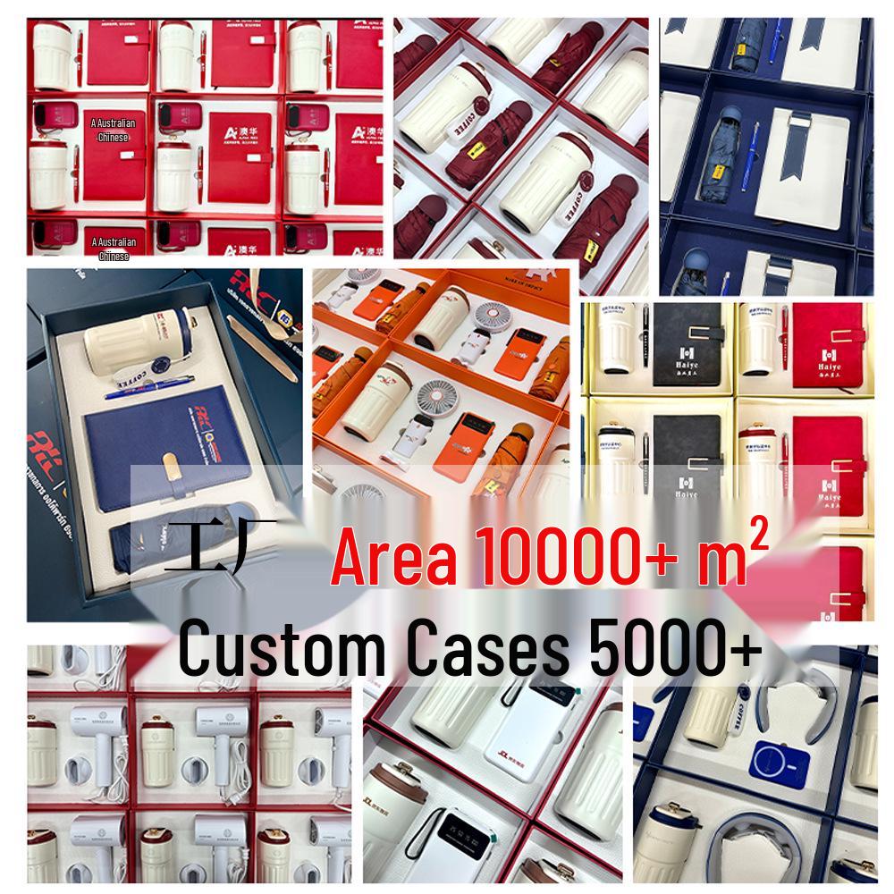 High-End Dragon Boat Festival Thermos Gift Set - Luxurious Business Souvenir for Anniversaries and Events