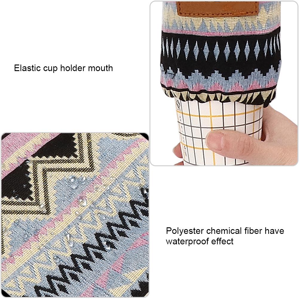 Disposable Cup Storage Bag Portable Folding Waterproof Disposable Cup OrganizerMix Color