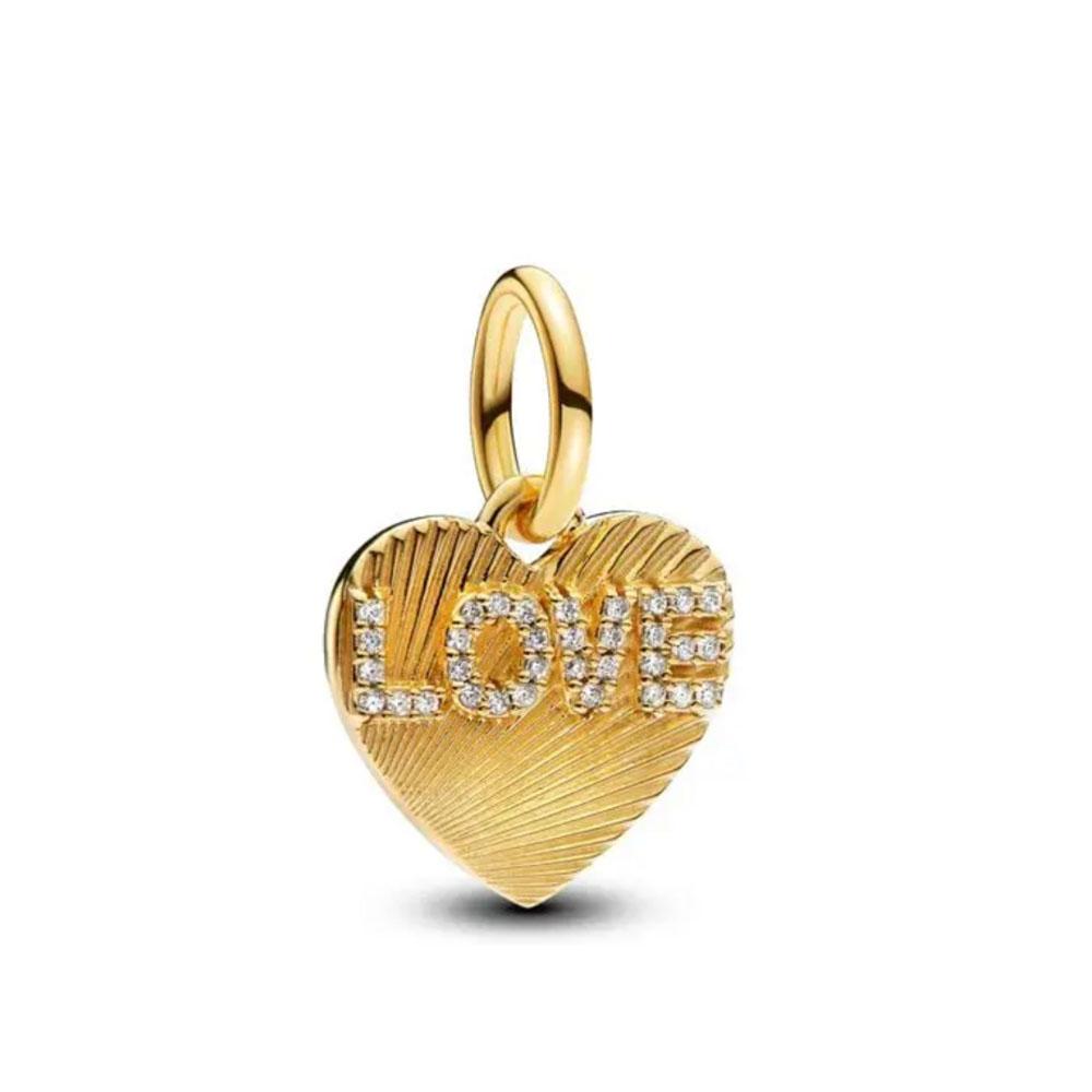 New Copper Gold Plating Rose Love Boy Charms Heart Piercing Bow Tie Beads Fit Original Bracelet Diy Gift Women