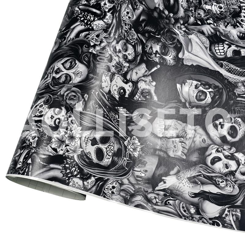 

4wd Car Accessories Graffiti Personality Camouflage Film Anime Sticker Modification Color Change Film Ppf Motorcycle Helmet F07 50CMX100CM