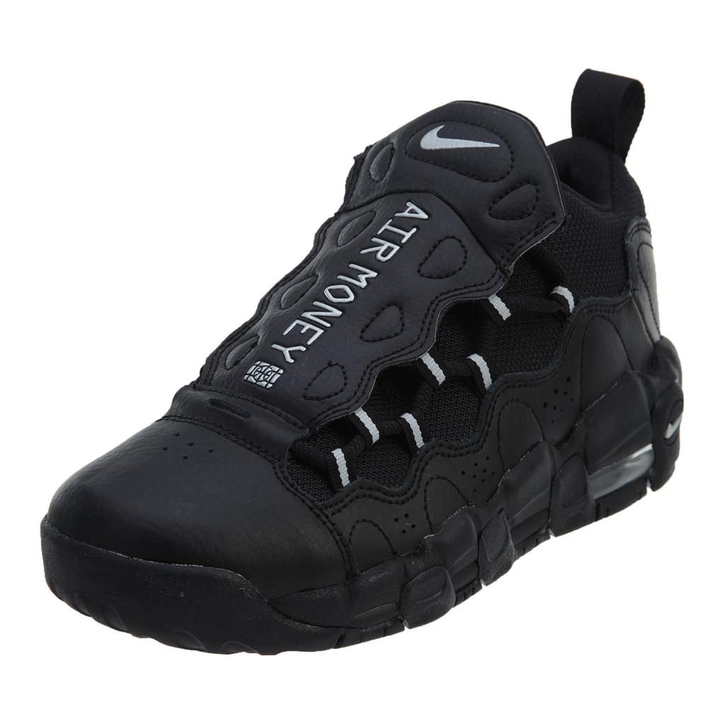 Nike Air More Money GS Black Kids Sneakers Metallic-Silver-Pure-Platinum AH5215-001