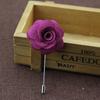 Lapel Flower Daisy Handmade Boutonniere Stick Brooch Pin Men's Accessories