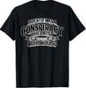Funny Conspiracy Theory Humor Retro Statement Design T-Shirt