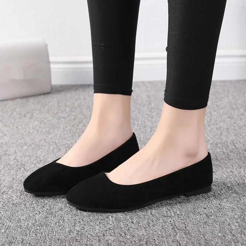 Plus Size 35-43 Women Shoes Candy Color Spring Shoes Woman Slip On Casual Flats Ladies Shoes Autumn Loafer Zapatos Mujer Female
