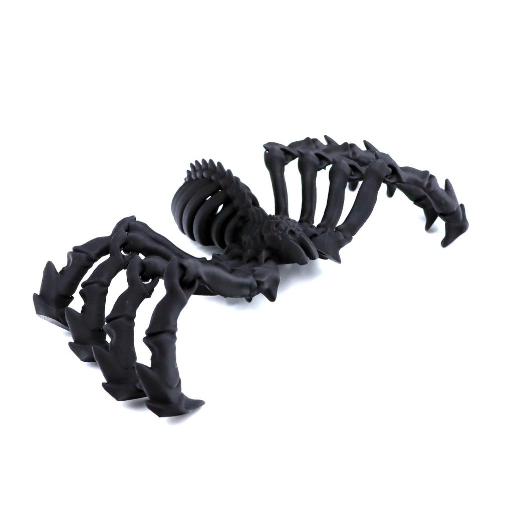 Gedruckte 3D-Spinnenfiguren Realistisch aussehendes Tiermodell Bewegliches einziehbares Gelenkspielzeug Weihnachts-Kinderspielzeug Heim-Schreibtischdekoration