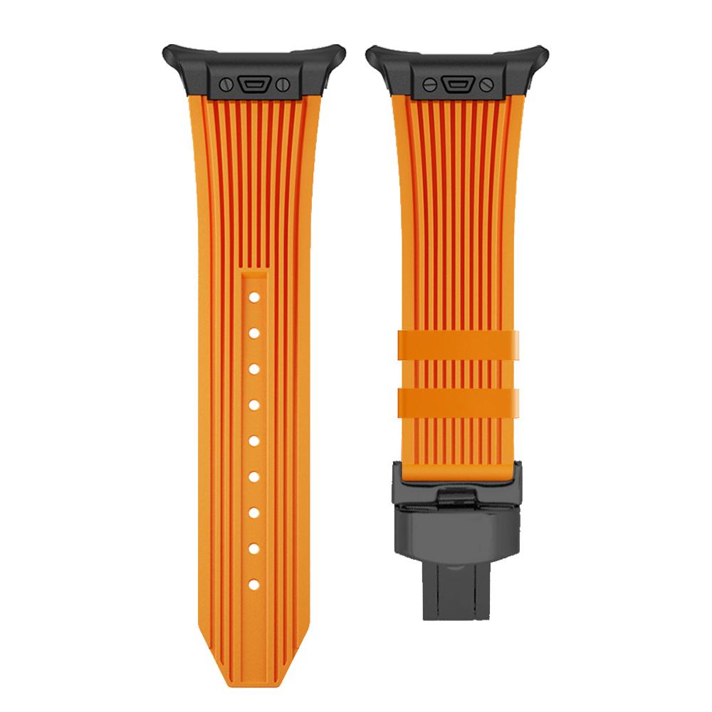 Silicone Luxury Men Sports Strap for Samsung Galaxy Watch Ultra 47mm Stainless Steel Bracelet for SAMSUNG ULTRA 47MM ultra Band Galaxy Ultra 47mm