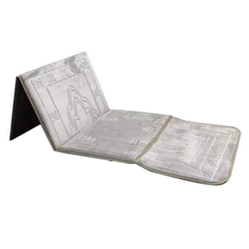 

Складной молитвенный коврик Исламский Мусульманский Мусалла Молитвенный ковер Ковер Мягкий Более толстый Молитвенный коврик tapis de priere islam ковры Саджада 55x147cm серый