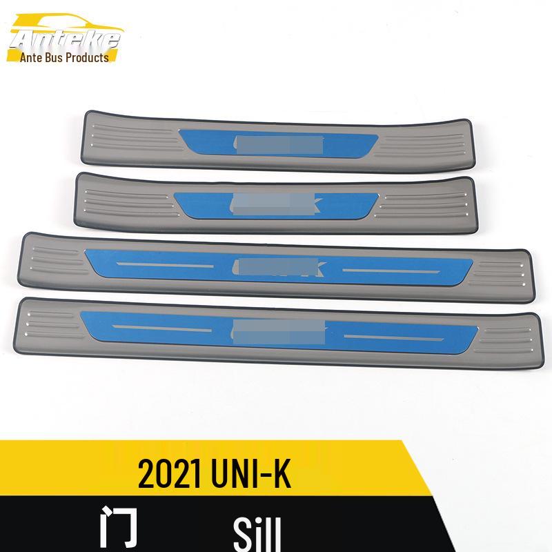 21 UNI-K Stainless Steel Sill Strips: Anti-Scratch Bumper Welcome Pedals