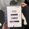 Contas Olho de Gato Roxo Profundo de 12 Cores - Branco Temperamento Nove Roxos, Contas de Vidro Uvas