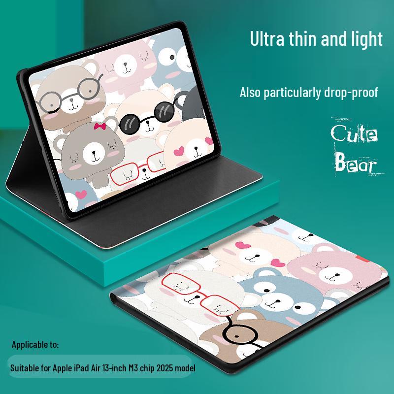 Sidefu Cartoon Smart Protective Case for Apple iPad iPad Air 2025 (13-inch)