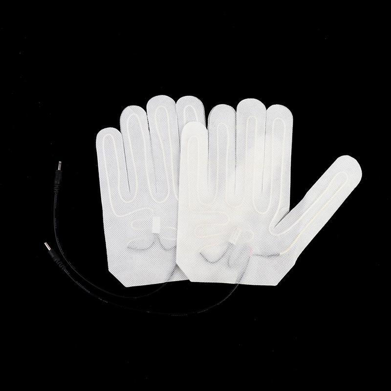 1 Pair Usb Heated Gloves Pad Electric Heating Glove Bike Glove Heating