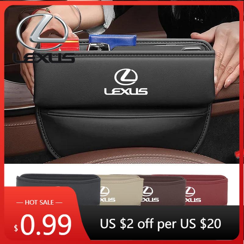 Interior Stickers Leather Car Seat Gap Organizer Box Leak-proof Storage Bag For Lexus RX300 IS200 IS250 ES350 Ct200h UX250h NX30 AY6