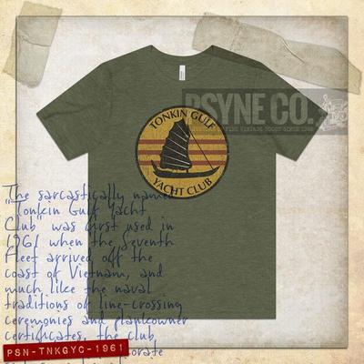 Tonkin Gulf Yacht Club 1961 Vintage Men's T Shirt