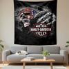 Harley Davidson Cycles Tapestry Wall Hanging, Motorcycle Brand Logo, Wall Decor for Bedroom Living Room Dorm