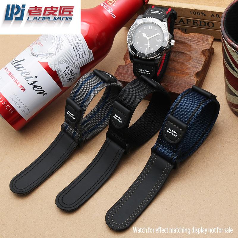 Canvas Strap Instead of r-umenos22mm 23mm Nylon Strap Outdoor Military Watch with r-umenos Silicone Men's Bracelet 18mm 20mm
