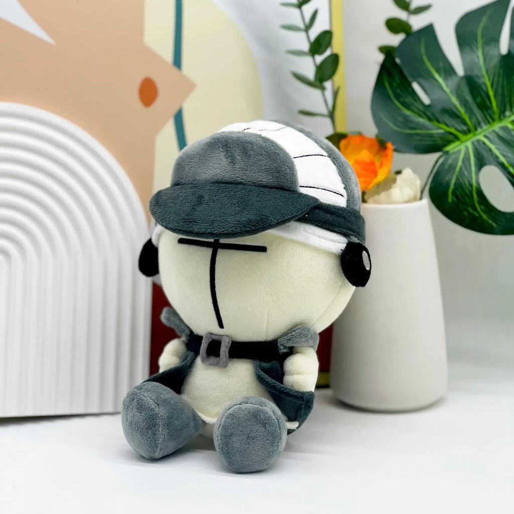 7.8 inch Madness Combat Hank Wimbleton Plush Doll Cute Cartoon Sanford Deimos Plush Toy Soft Stuffed Christmas Birthday Gift