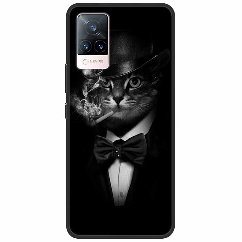 Miękkie Silikonowe Etui Na Telefon Dla vivo V21 5G 4G V21E V2027 Y11S Y12S V20 V2025 V 21E TPU Coque Pokrowiec Dla Vivo V 21e 21 Ochronne
