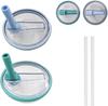 40 Oz Tumbler Flip Straw Lid for Stanley Quencher Straw Lid Replacement Fit for HydroJug Traveler Reusable Tumbler Cover