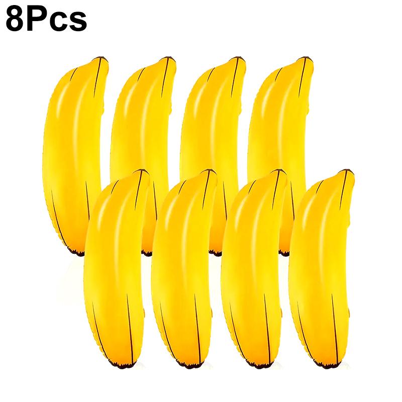 8pcs Toss Beach Toy Inflatable Decoration DIY Inflatable Model Festival Party Decoration Inflatable Toy Cartoon 60x16cm