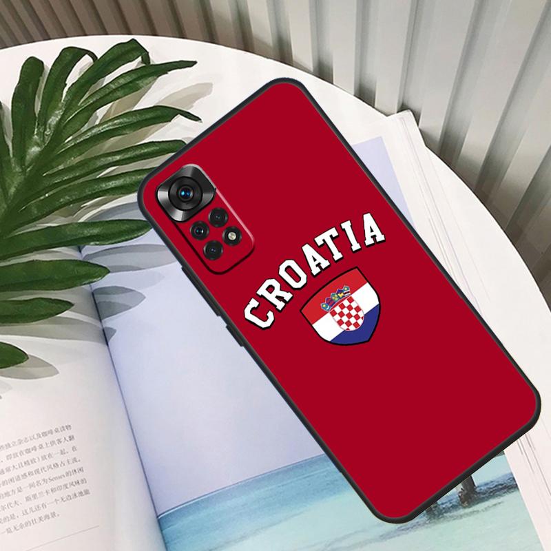 Croatia Flag Funda For Xiaomi Redmi Note 14 10 11 12 13 15 Pro Plus Case For Redmi 15 15C 14C 12C 10C 13C