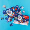 Puzzle Wyprawa W Kosmos 30 Elementów Kolorowa Układanka Dla Najmłodszych