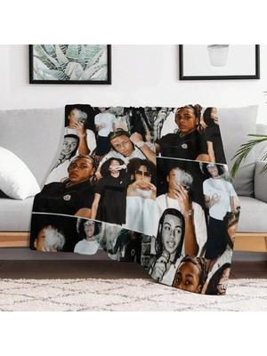 Dd Osama Throw Blanket Bed Single Flannels Soft Blankets Decoratives Cosplay Anime Cute Plaid Quilt Blankets
