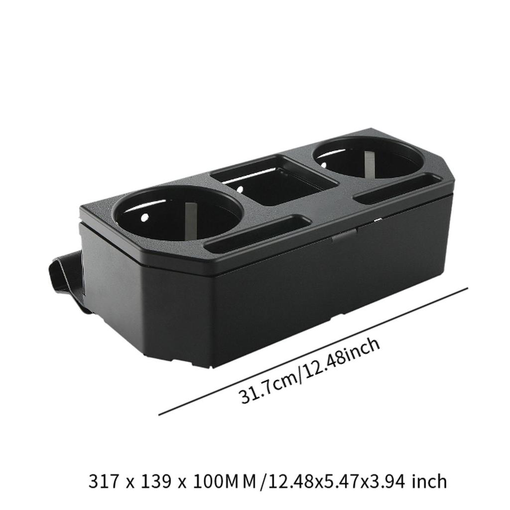 Adjustable Car Drink Holder Insert Organizer Durable Cup Storage Multifunction for UTV Trip Convenience