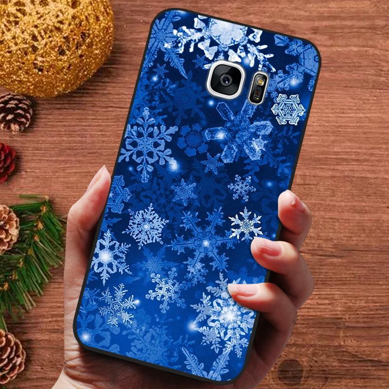 

Рождественская Расписная Крышка Для Samsung S7 S6 Edge Чехол Силиконовый Мягкий Чехол Для Телефона Для Samsung Galaxy S6 S7 S 6 7 Edge S8 S9 Plus Galaxy S7
