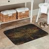 1PC Golden Dragonfly Elegance Kitchen Rug Non-Slip Door Mat Pop design Bathroom Rug Bath Mat Carpet for Home Sink Laundry Decor