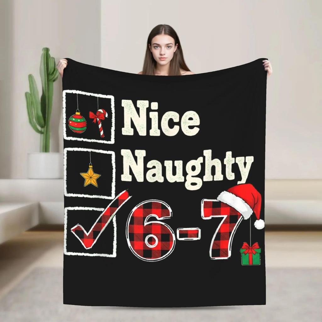 Super Soft Flannel Throw Blanket for Kids and Adults Ice Cream Drip Meme Design Gen Alpha Slang Decorative Bedspread  X