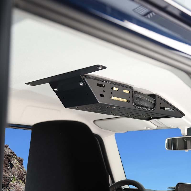 Top Roof Rack Luggage Storage Carrier Shelf For Suzuki Jimny 2019 Up 4-Door Version Interior Accessories ( Aluminium Alloy)