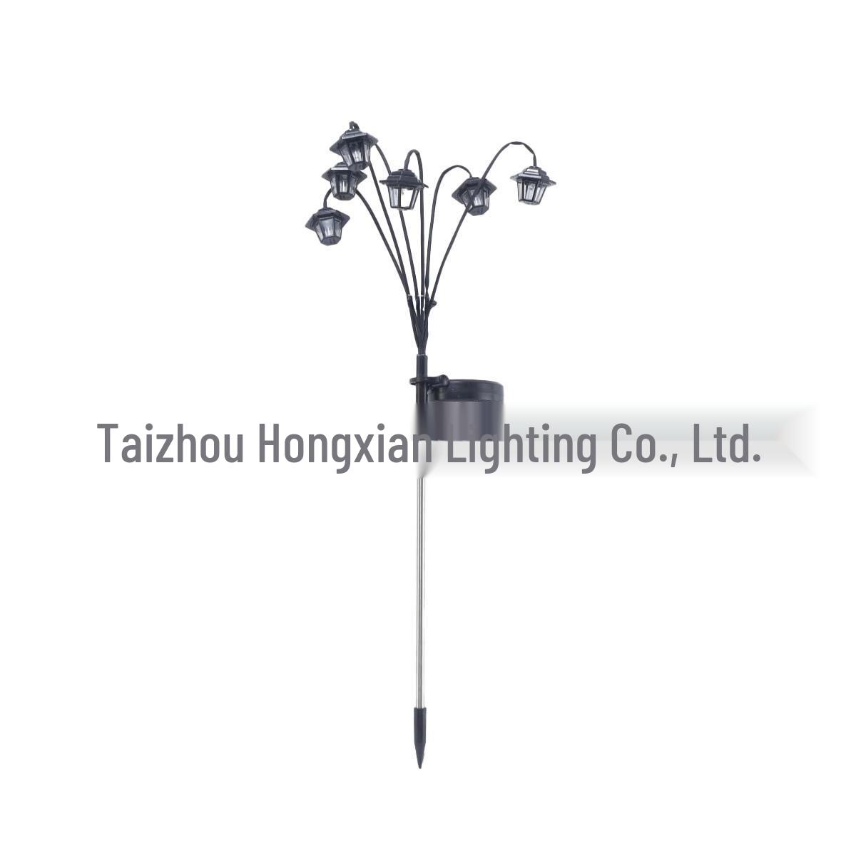 Hexagonal Solar Palace Lantern: Outdoor Garden & Lawn Retro Light Warm Light