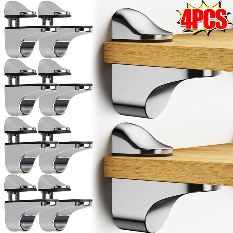 Adjustable Glass Shelf Holder Clamps Bathroom Support Bracket Shelves Holders Wood Shelves Support Shelf Brackets Home Hardware