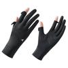 Women's Ice Silk Sun Protection Gloves - Lightweight, Breathable, Anti-Slip, UV Shield for Summer Cycling.