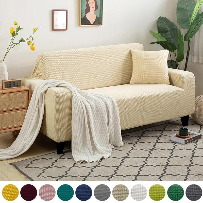 

Эластичный жаккардовый чехол для кресла, дивана, эластичный чехол для дивана, флисовый чехол для дивана и стула для гостиной, 1/2/3/4 места