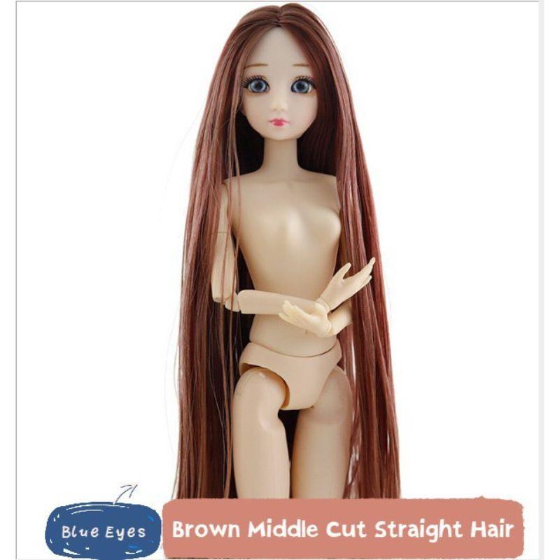 Muñeca de Moda Bjd 20 Articulaciones Maquillaje Diy Princesa Niña Juguete Regalo Para Niñas Ojos 3D